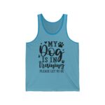 Dog Training Jersey Tank Unisex