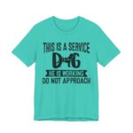 Service Dog Awareness Tee, Unisex Jersey Short Sleeve Tee - Image 49