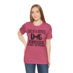 Service Dog Awareness Tee | Unisex Jersey Short Sleeve T-Shirt - Image 59