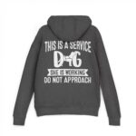 Female Service Dog Hoodie - Unisex French Terry Pullover - Image 2