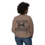 Male Service Dog Awareness Crewneck Sweatshirt | Unisex Lightweight - Image 28