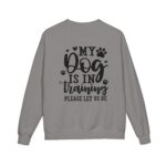 Dog in Training Sweatshirt, Unisex ComfortWash Crewneck Sweatshirt - Image 6