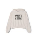 Service Dog Training Women's Cinched Hoodie - Image 6