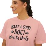 Meet a Dog's Needs-Women's Boxy Tee - Image 18