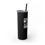 Evil Dog Skinny Tumbler – Stylish Gift for Dog Lovers - Image 10