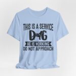 Service Dog Awareness Tee, Unisex Jersey Short Sleeve Tee - Image 63