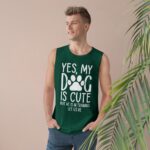 Yes, My Dog Is Cute-But He is in Training-Unisex Tank Top - Image 23