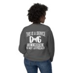 Female Service Dog Awareness Crewneck Sweatshirt - Image 28