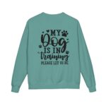 Dog in Training Sweatshirt, Unisex ComfortWash Crewneck Sweatshirt - Image 26