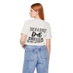 Service Dog Awareness Tee, Unisex Jersey Short Sleeve Tee - Image 36
