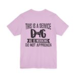 Service Dog Awareness Tee, Unisex Jersey Short Sleeve Tee - Image 68