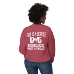 Female Service Dog Awareness Crewneck Sweatshirt - Image 52