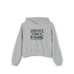 Service Dog Training Women's Cinched Hoodie - Image 16