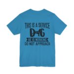 Service Dog Awareness Tee, Unisex Jersey Short Sleeve Tee - Image 56