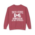 Female Service Dog Awareness Crewneck Sweatshirt - Image 49