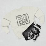 Hiking Peaceful Message Sweatshirt - Image 7