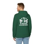 My Dog Is Reactive” Fleece Hoodie – Dog Lover Gift - Image 12