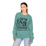 Dog in Training Sweatshirt, Unisex ComfortWash Crewneck Sweatshirt - Image 27