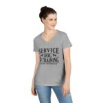 Service Dog Training V-Neck T-Shirt - Image 8