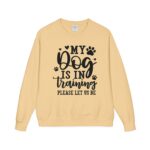 Dog in Training Sweatshirt, Unisex ComfortWash Crewneck Sweatshirt - Image 4