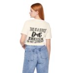 Service Dog Awareness Tee, Unisex Jersey Short Sleeve Tee - Image 30