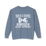 Female Service Dog Awareness Crewneck Sweatshirt - Image 41