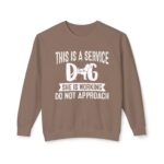 Female Service Dog Awareness Crewneck Sweatshirt - Image 21