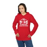 My Dog Is Reactive” Fleece Hoodie – Dog Lover Gift - Image 21