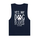 Yes, My Dog Is Cute-But He is in Training-Unisex Tank Top - Image 2