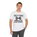 Service Dog Awareness Tee, Unisex Jersey Short Sleeve Tee - Image 11