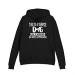 Female Service Dog Hoodie - Unisex French Terry Pullover - Image 6
