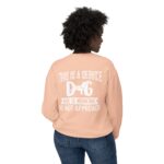 Female Service Dog Awareness Crewneck Sweatshirt - Image 4