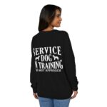 Service Dog Training Crewneck Sweatshirt, Unisex Raglan Pullover - Image 12