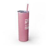 Evil Dog Skinny Tumbler – Stylish Gift for Dog Lovers - Image 26