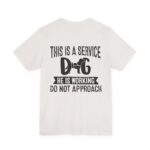 Service Dog Awareness Tee, Unisex Jersey Short Sleeve Tee - Image 32