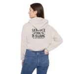 Service Dog Training Women's Cinched Hoodie - Image 9
