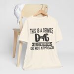 Service Dog Awareness Tee, Unisex Jersey Short Sleeve Tee - Image 28