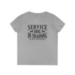 Service Dog Training V-Neck T-Shirt - Image 7