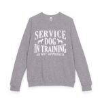 Service Dog Training Crewneck Sweatshirt, Unisex Raglan Pullover - Image 21