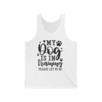 Dog Training Jersey Tank Unisex - Image 3