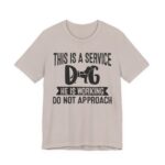 Service Dog Awareness Tee, Unisex Jersey Short Sleeve Tee - Image 43