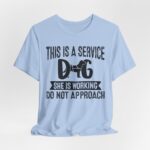 Service Dog Awareness Tee | Unisex Jersey Short Sleeve T-Shirt - Image 27