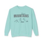 Mountains-Unisex Lightweight Crewneck Sweatshirt - Image 21