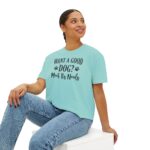 Meet a Dog's Needs-Women's Boxy Tee - Image 29