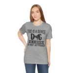 Service Dog Awareness Tee | Unisex Jersey Short Sleeve T-Shirt - Image 35