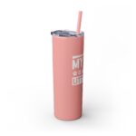 Evil Dog Skinny Tumbler – Stylish Gift for Dog Lovers - Image 2
