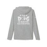 My Dog Is Reactive” Fleece Hoodie – Dog Lover Gift - Image 14