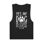 Yes, My Dog Is Cute-But He is in Training-Unisex Tank Top - Image 9