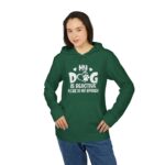 My Dog Is Reactive” Fleece Hoodie – Dog Lover Gift - Image 7