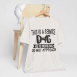 Service Dog Awareness Tee, Unisex Jersey Short Sleeve Tee - Image 34